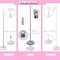 Balloon Column Stand Set of 2 - Adjustable 7-Foot Balloon Arch Stands with Bases for Floor, Tall Balloon Tower Pillar Assembly Kit for Graduation, Birthday Parties, Baby Showers, and Decorations